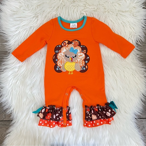 Other - Baby Girl Boutique Turkey Romper